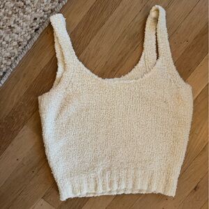 SKIMS Cream Cozy Top